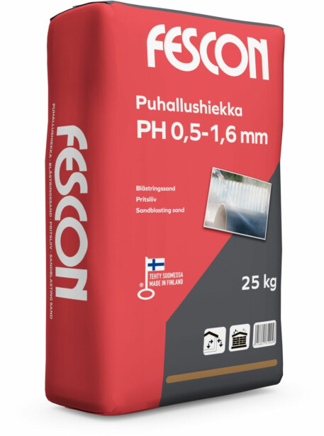 Puhallushiekka Fescon PH 0,5-1,6 mm 25 kg