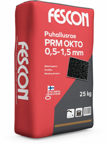 Puhallusrae Fescon PRM, musta, 25 kg