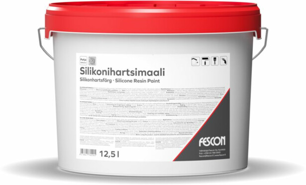 Silikonihartsimaali Fescon valkoinen 12,5 l