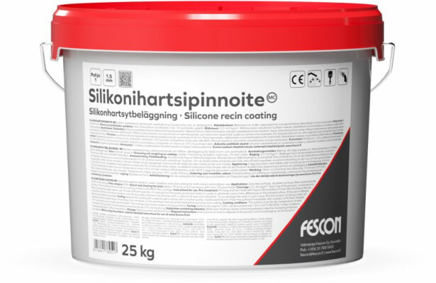 Silikonihartsipinnoite Fescon MC valkoinen 2 mm 25 kg