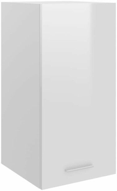Seinäkaappi korkeakiilto valkoinen 29,5x31x60 cm lastulevy_1