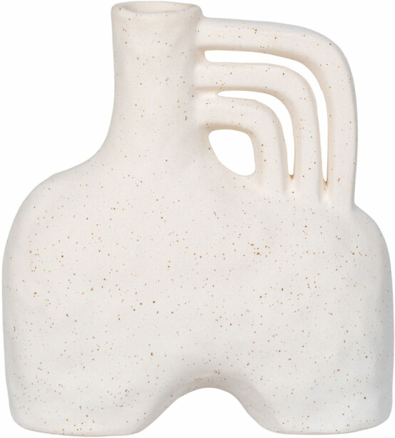 Maljakko House Nordic Vase, 18.5x8x19.5cm, keramiikka, beige