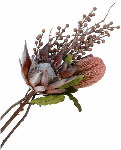 Tekokukat House Nordic King Protea Bouquet, 74cm, roosa