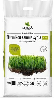 Nurmikon Sammalsyöjä Kekkilä Plus 10l