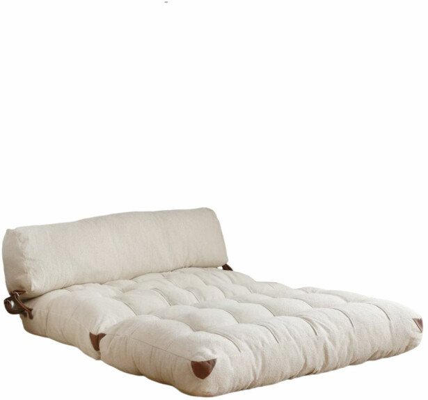 Vuodesohva Linento Furniture Fold Kadife Cream, 2-istuttava, beige