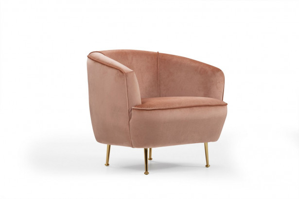 Nojatuoli Linento Furniture Piccoli, roosa