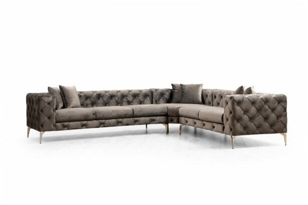 Kulmasohva Linento Furniture Como L, 270x310cm, antrasiitti