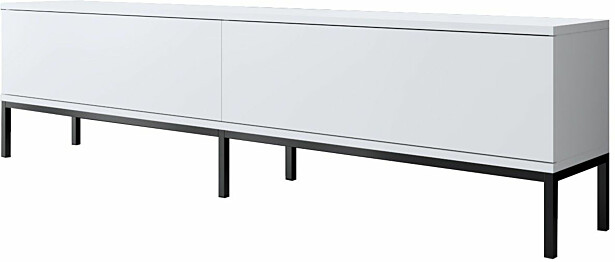 TV-taso Linento Furniture Lord valkoinen/musta