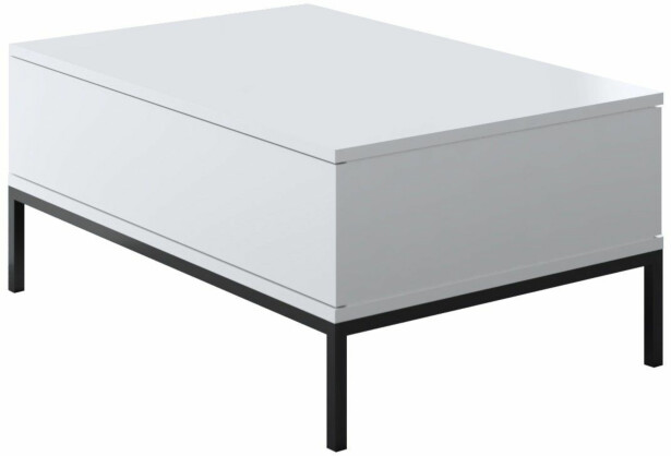 Sohvapöytä Linento Furniture Lord valkoinen/musta