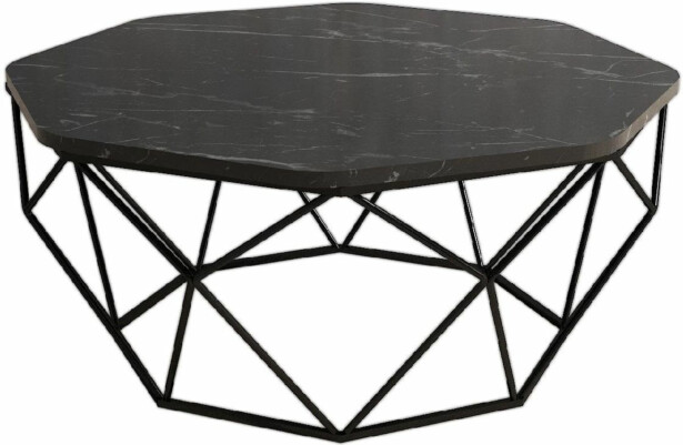Sohvapöytä Linento Furniture Diamond musta marmori
