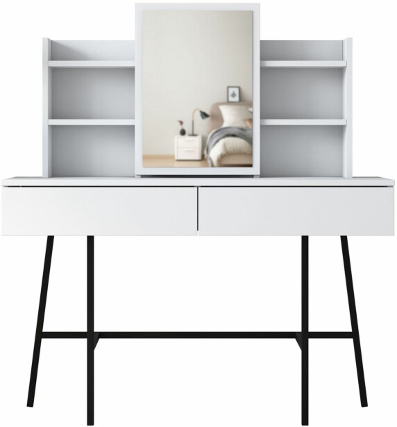 Meikkipöytä Linento Furniture BJ126 - 3248 valkoinen