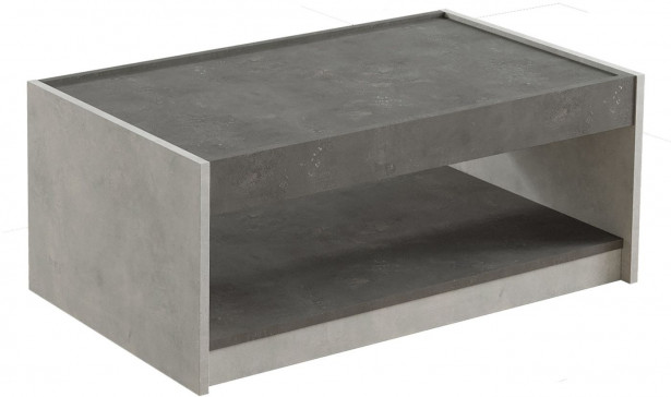 Sohvapöytä Linento Furniture LV16, kivikuosi, hopeanharmaa