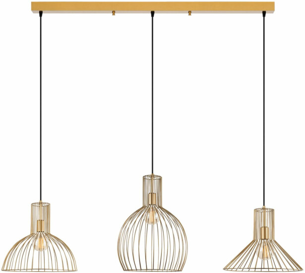 Riippuvalaisin Linento Lighting Tabut MR 768-1, 148x38x124cm, kulta