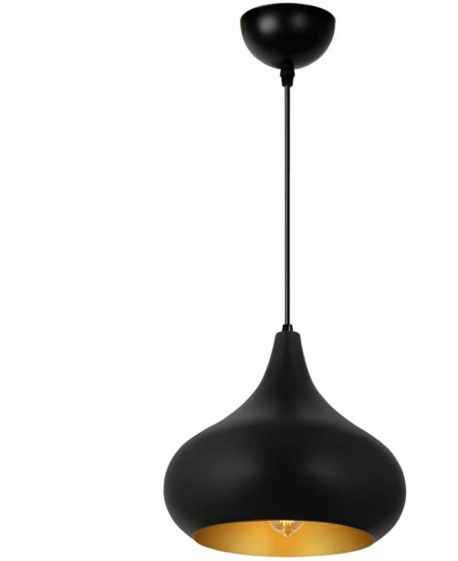 Riippuvalaisin Linento Lighting 241751, Ø23cm, musta