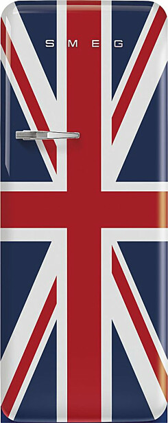 Jääkaappi pakastelokerolla Smeg Retro FAB28RDUJ5 Union Jack 60cm sininen