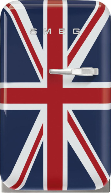 Jääkaappi Smeg Retro FAB5LDUJ5 Union Jack vasen 40cm