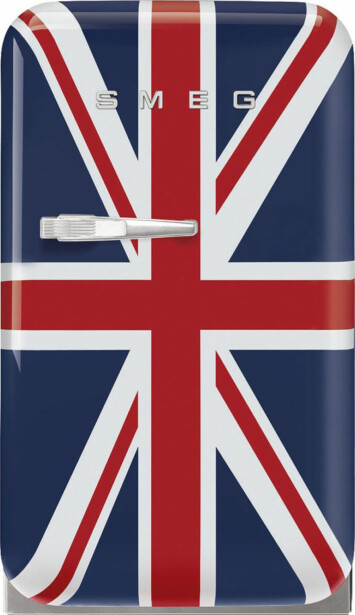 Jääkaappi Smeg Retro FAB5RDUJ5 Union Jack oikea 40cm