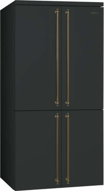 jääkaappipakastin Side-by-side Smeg FQ60CAO5 91.5cm antrasiitti