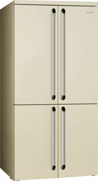 jääkaappipakastin Side-by-side Smeg FQ960P5 91.5cm beige