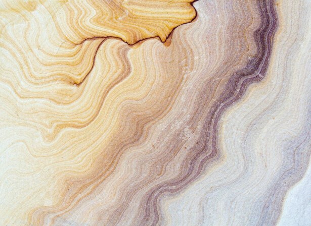 Kuvatapetti A.S. Creation Designwalls Marble Waves, 350x255cm, oranssi/liila