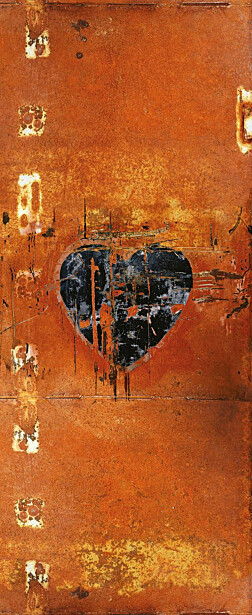 Kuvatapetti Galerie Grunge Digital Heart, 260x106cm
