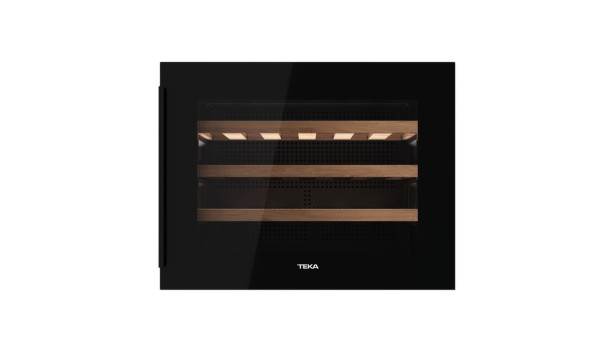 Viinikaappi Teka RVI10024GBK, 59x55,7 cm, Integroitava, musta