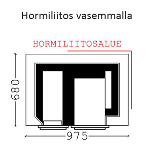 Tiileri Hella Helmi Original keraamisella tasolla + paistouunilla  alaliittymä 