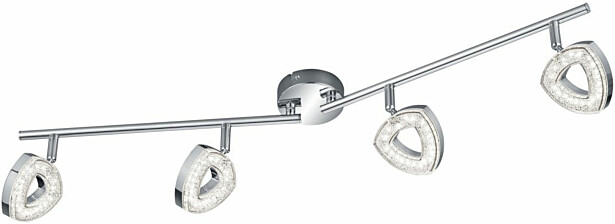 LED-kattospotti Trio Tours, 800x140x90mm, kromi