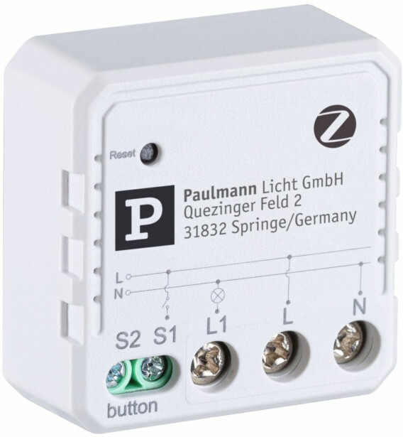 Älyvalaistusohjain Paulmann Smart Home Zigbee 3.0, uppoasennettava, On/Off