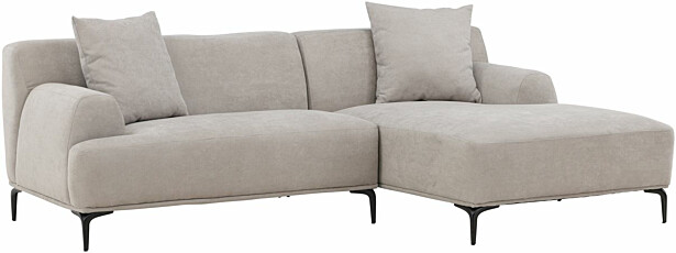 Divaanisohva Venture Home Viskan Sofa, 3-istuttava, oikea, vaaleanharmaa