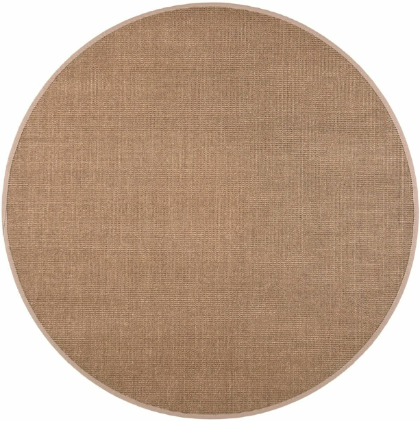 Matto VM Carpet Sisal, mittatilaus, pyöreä, taupe