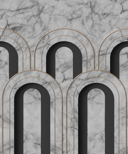 Kuvatapetti Rebel Walls Arch Deco Marble, non-woven, mittatilaus