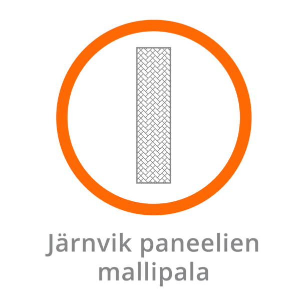 Järnvik Decoration -paneelin mallipala