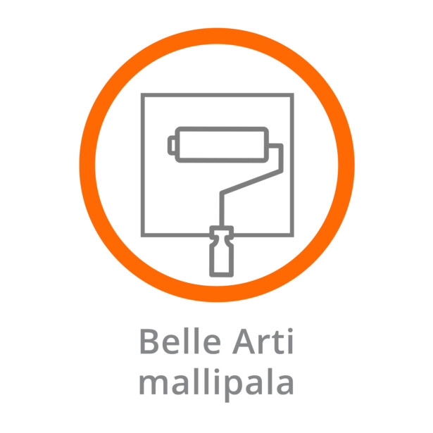 Efektimaalin A5-mallipala Belle Arti CeboStone