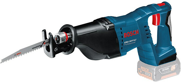 Akkupuukkosaha Bosch Professional GSA 18V-LI Solo, 18V, ilman akkua