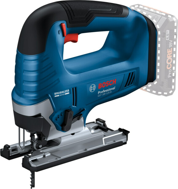 Akkupistosaha Bosch Professional GST 18V-125 B Solo, 18V, ilman akkua