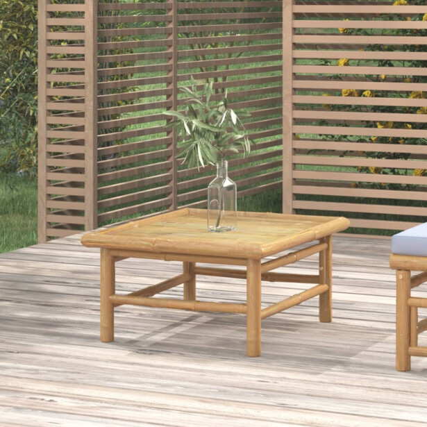 Puutarhapöytä 65x55x30 cm bambu