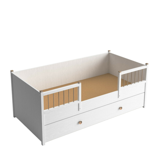 Sänky Linento Furniture FRN-10054, valkoinen