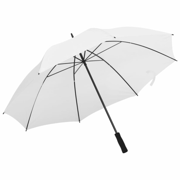 Sateenvarjo valkoinen 130 cm