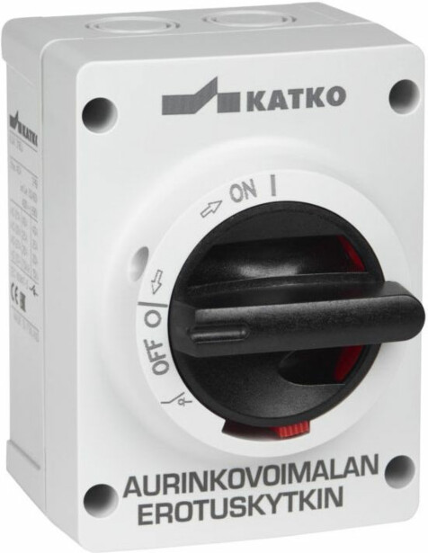 Katko IsoSafe turvakytkin väännin KUM 325 3X25A 400V 11kW aurinkovoimaloille