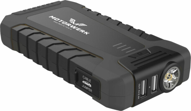 Motorwerk 12V 8000mAh 1200A apukäynnistin