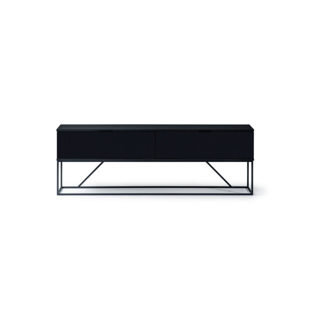 TV-taso Linento Furniture Black, musta