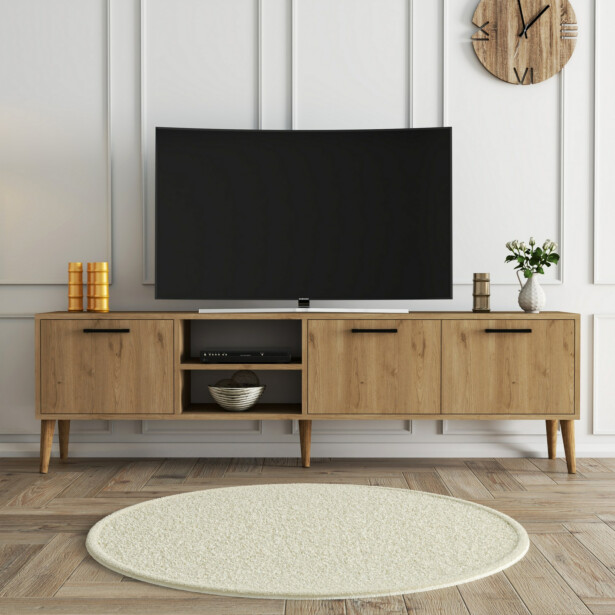 TV-taso Linento Furniture Exxen - 1587, tammipuu