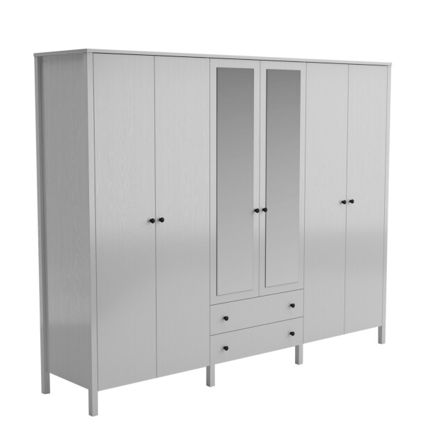 Vaatekaappi Linento Furniture FRN-10011, valkoinen