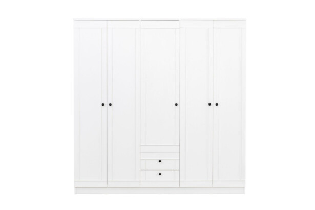 Vaatekaappi Linento Furniture Lia 52 180, valkoinen