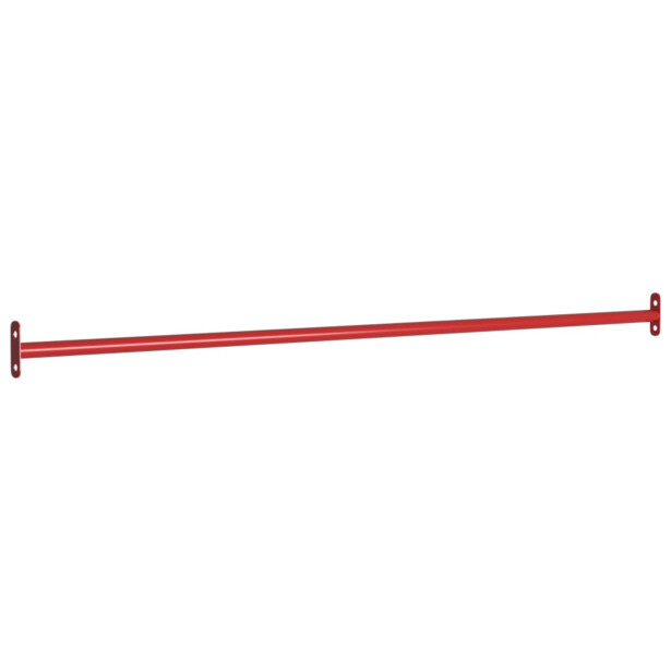 Voimistelutanko, 125cm, teräs, punainen, eri pakkauskokoja