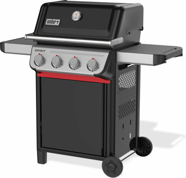 Kaasugrilli Weber Spirit E-410, 4 poltinta, musta