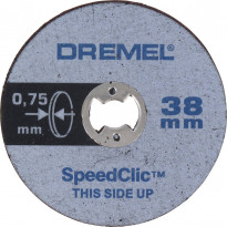 Ohutkatkaisulaikka Dremel EZ SpeedClic 409SC, Ø38mm, 5kpl