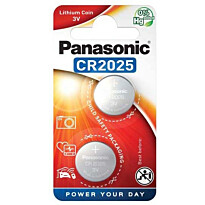 Paristo Panasonic Coin Lithium CR-2025EL, 2kpl/pkt