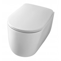 WC-istuin Kerasan Nolita Tech 5314TK Rimless, seinämalli, valkoinen